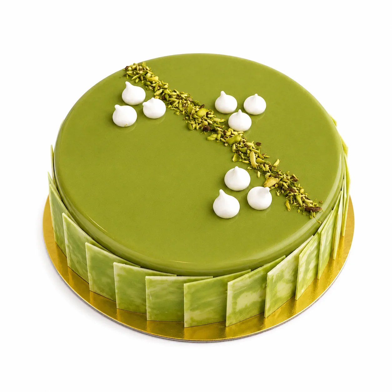 pistachio cream cake