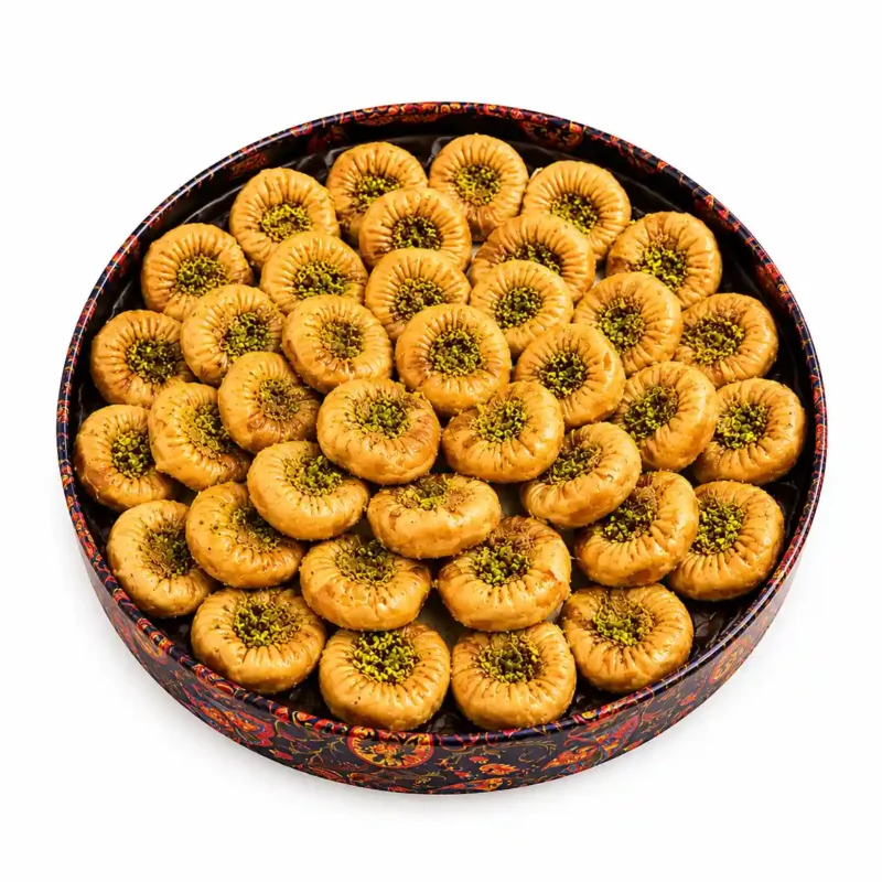 Baklava Asawar nests with cashew and pistachio