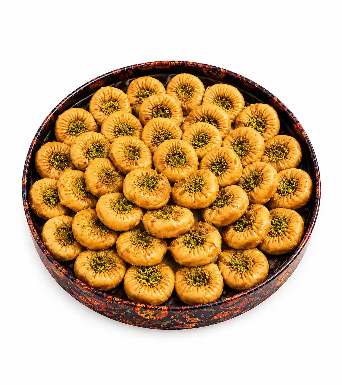 Baklava Asawar nests with cashew and pistachio