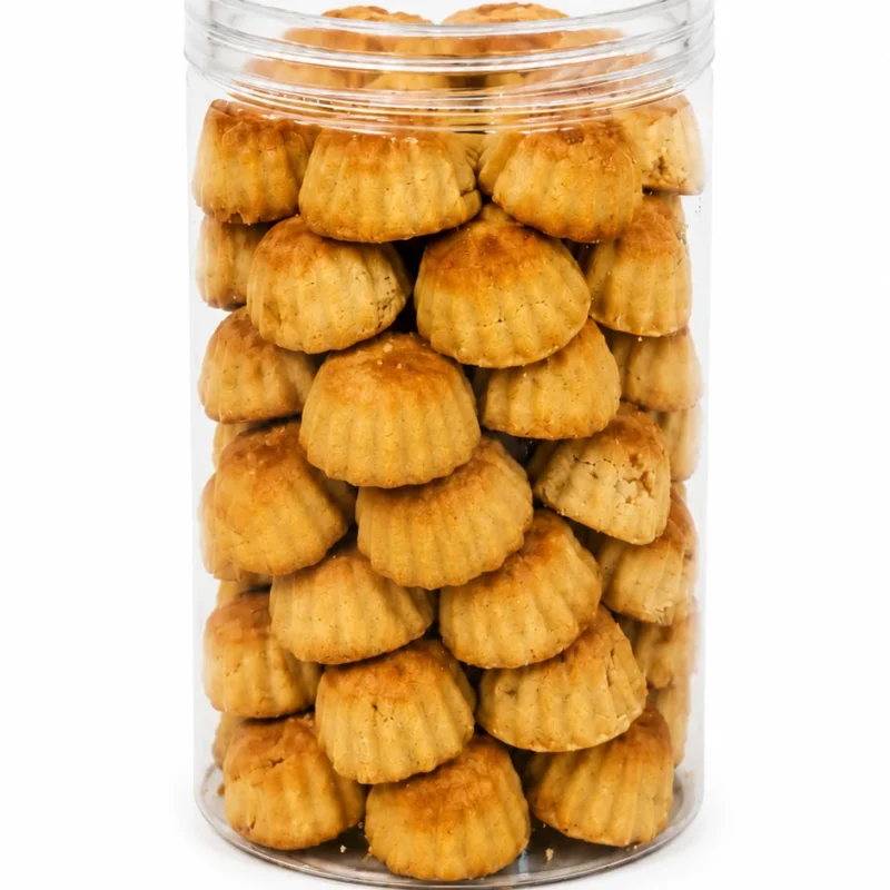 Wheat Maamoul Mamoul Bur whole wheat date cookies in a jar