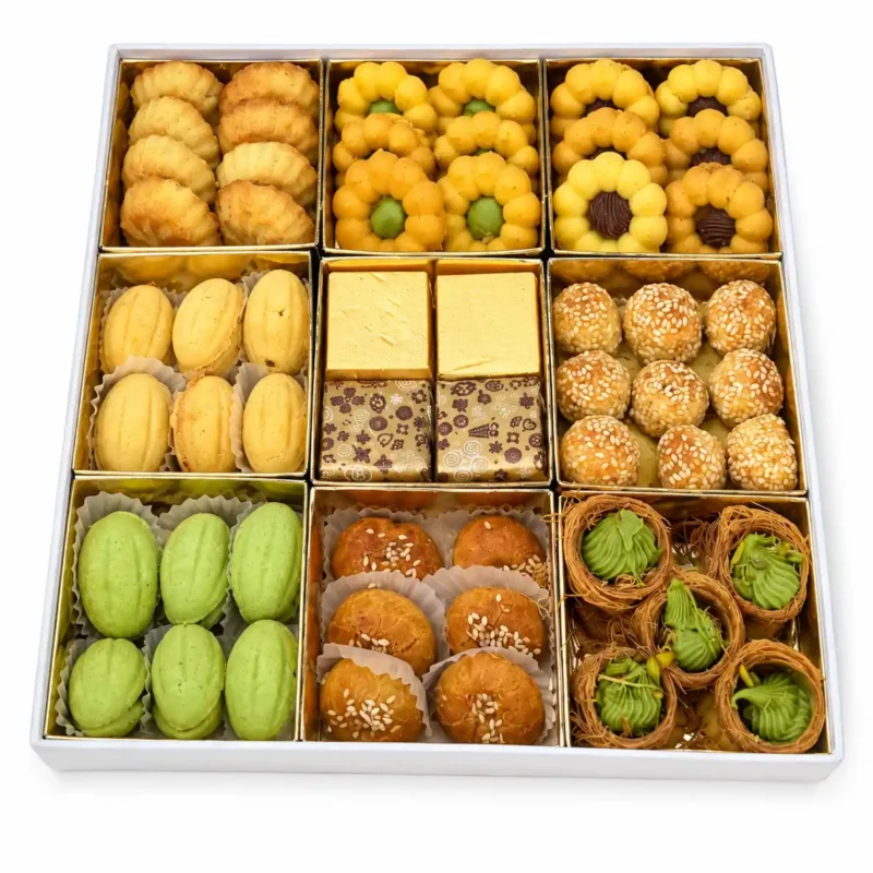 Arabic Sweets Mixed box with maamoul petit fours and traditional treats
