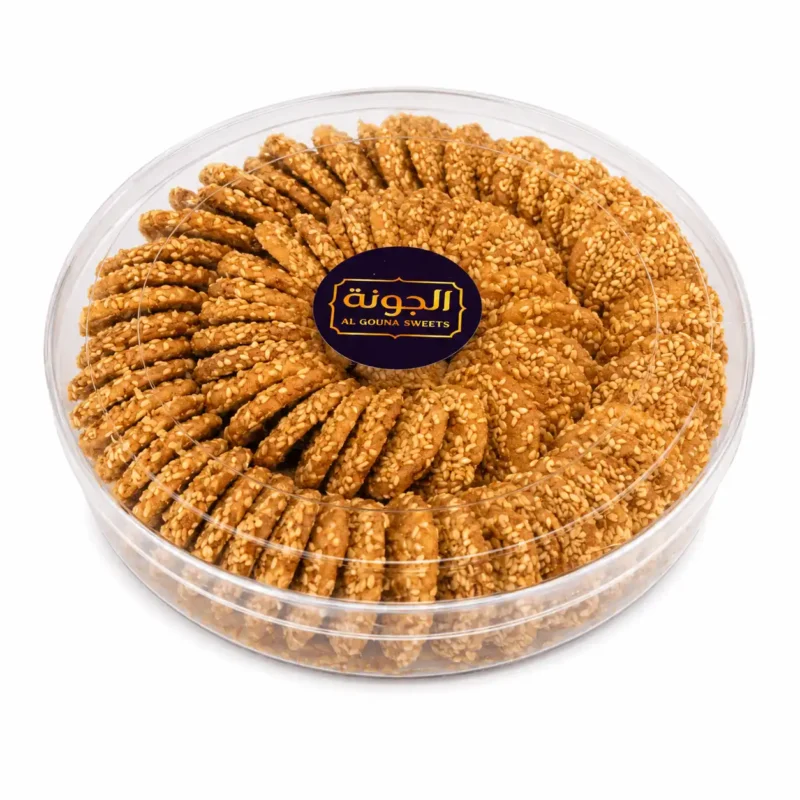 Barazek Syrian sesame cookies with pistachios