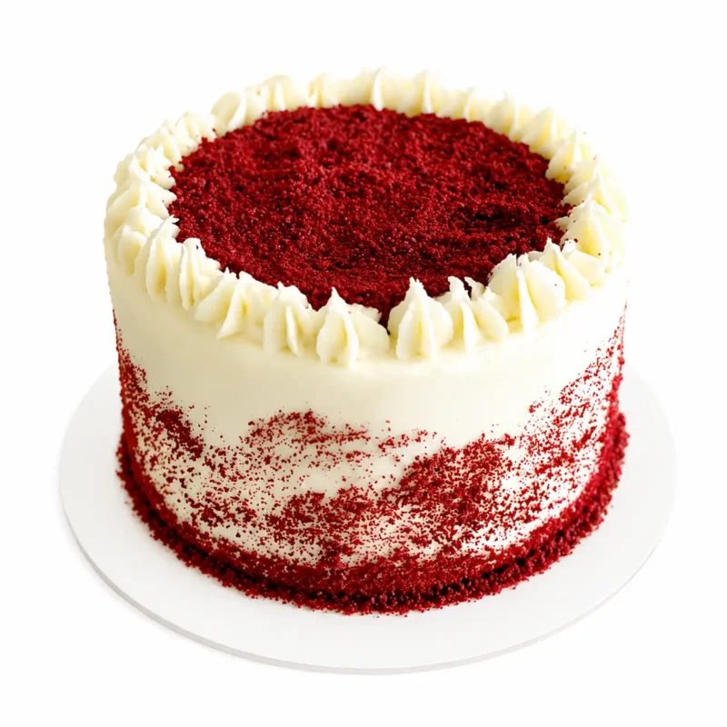 Red Velvet Cake with cream cheese frosting